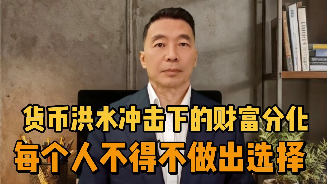 货币洪水下的财富分化，每个人不得不做出选择
