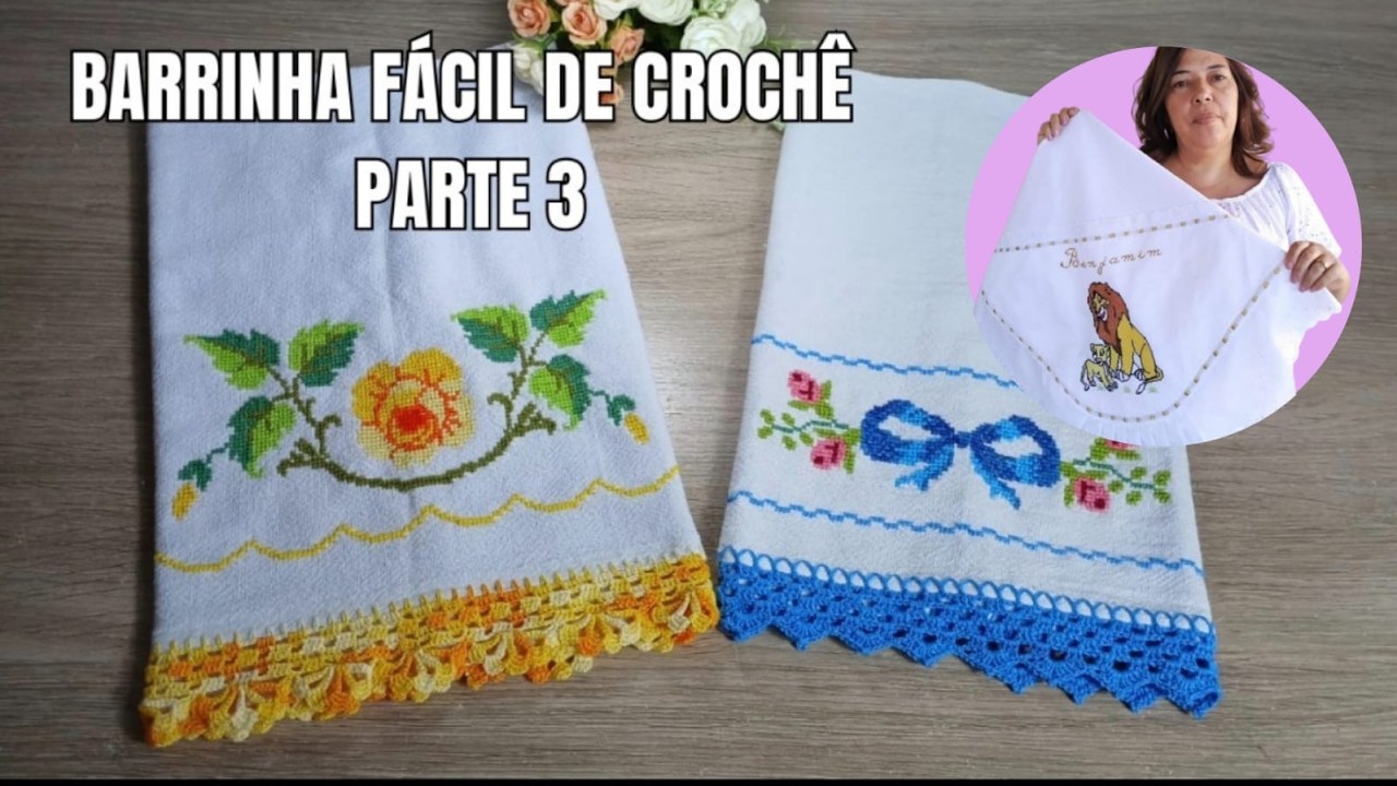 Barrinha fácil de crochê parte 3