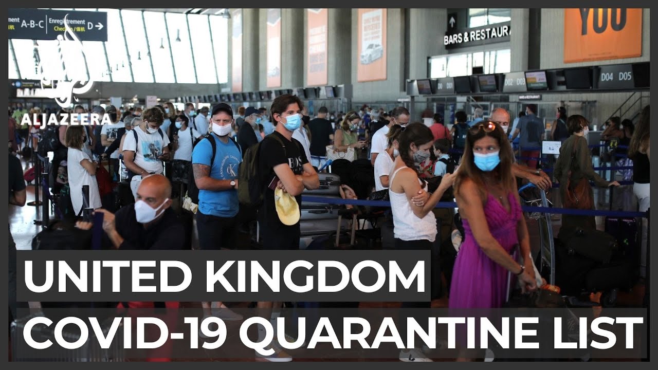 British tourists scramble home after UK expands quarantine list