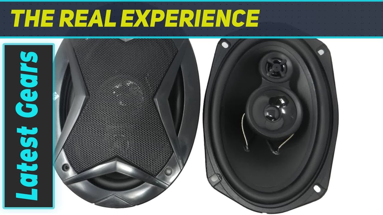 Bass Rockers BR6930 6x9 3-Way Car Audio Coaxial Speakers | 650 Watts High Level Sound Upgrade