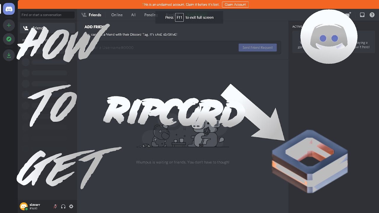 How to get ripcord (loud mic)