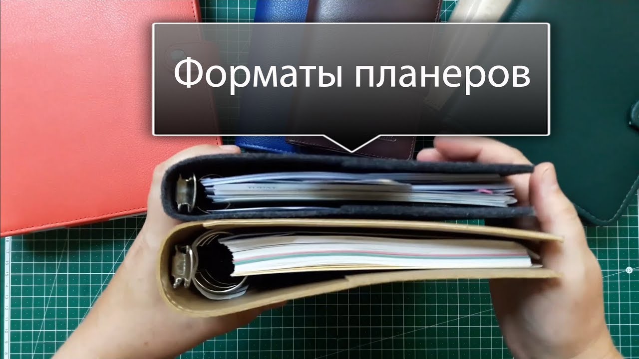 Форматы ежедневников на кольцах