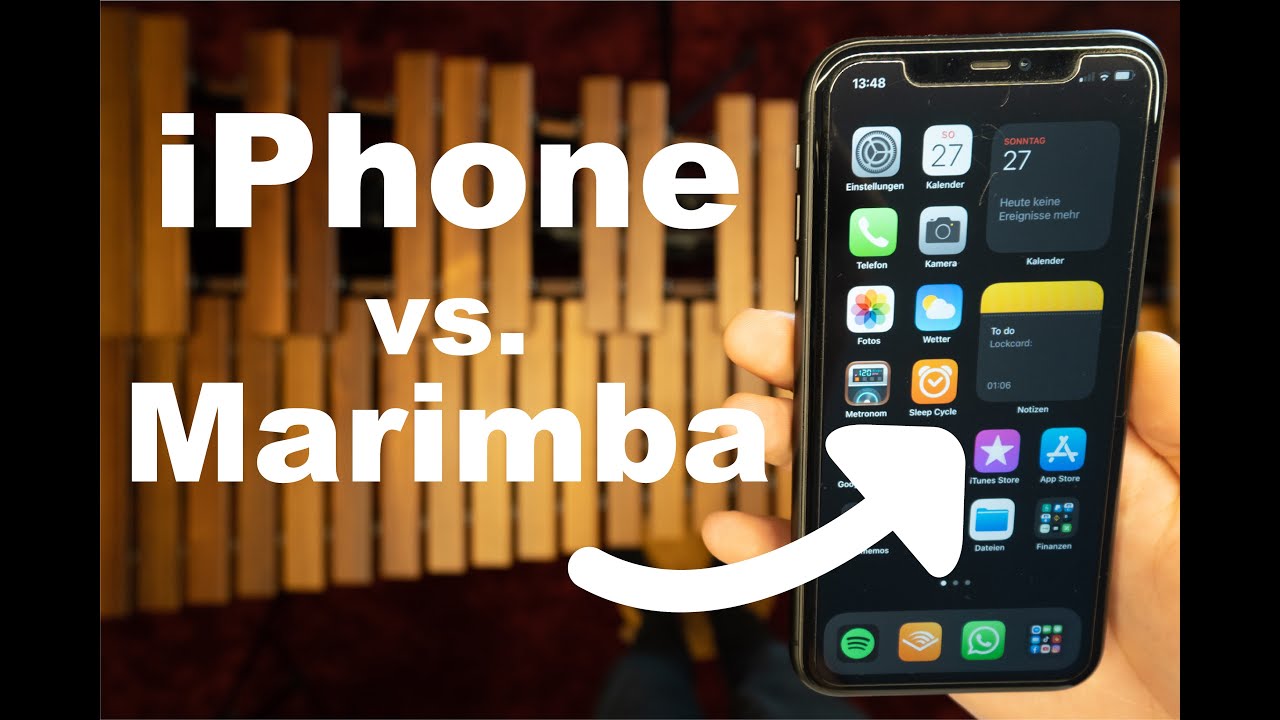 iPhone Ringtones VS real Marimba