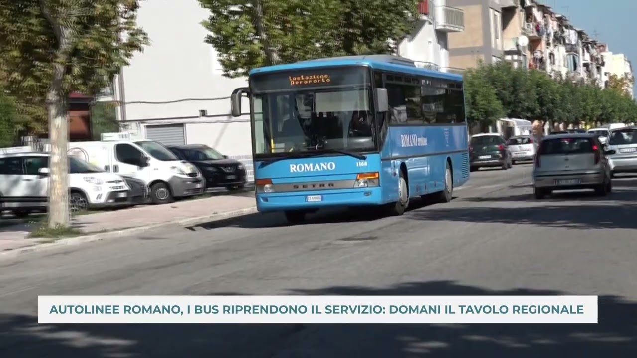 AUTOLINEE ROMANO, I BUS RIPRENDONO IL SERVIZIO: DOMANI IL TAVOLO REGIONALE