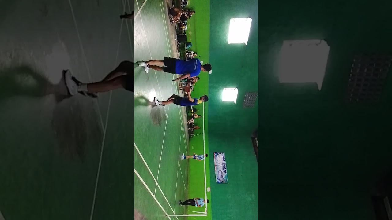 Tarkam.  Fazru / Asrori vs Rivaldo / Bogel #badminton 