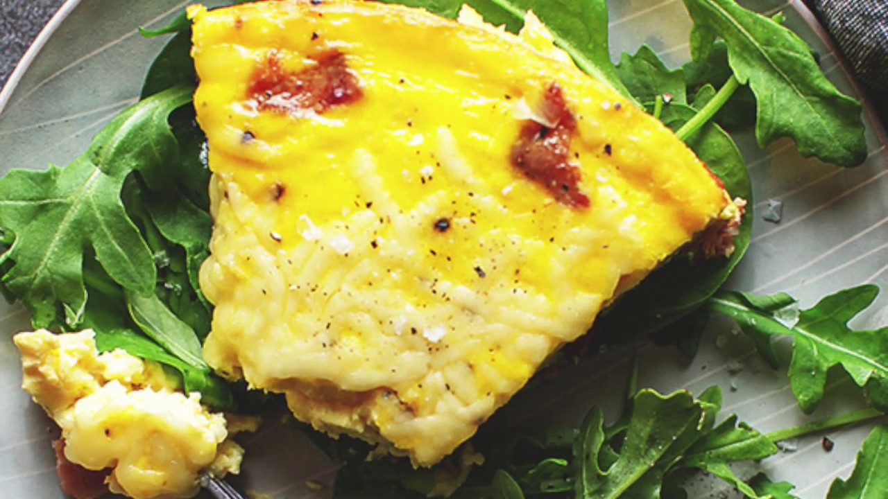 Crustless Quiche with Bacon