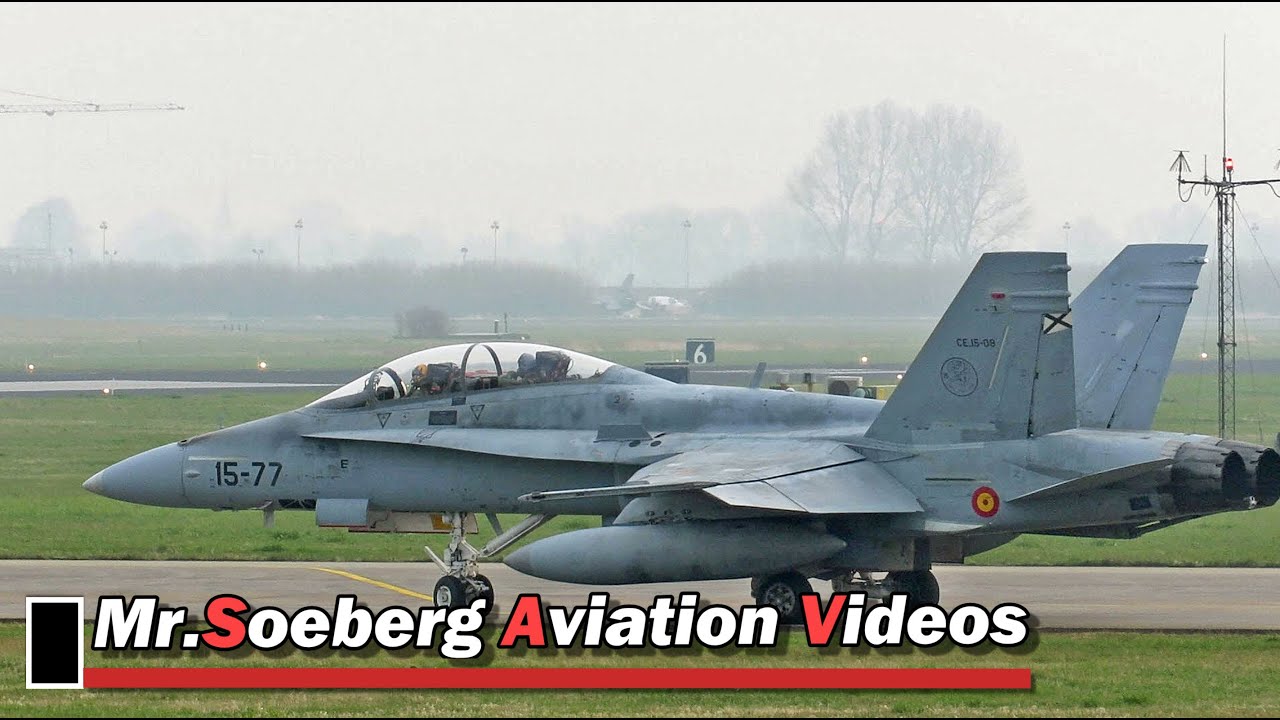 FRISIAN FLAG 2018, Morning Departures PART 1/3; Leeuwarden AB.