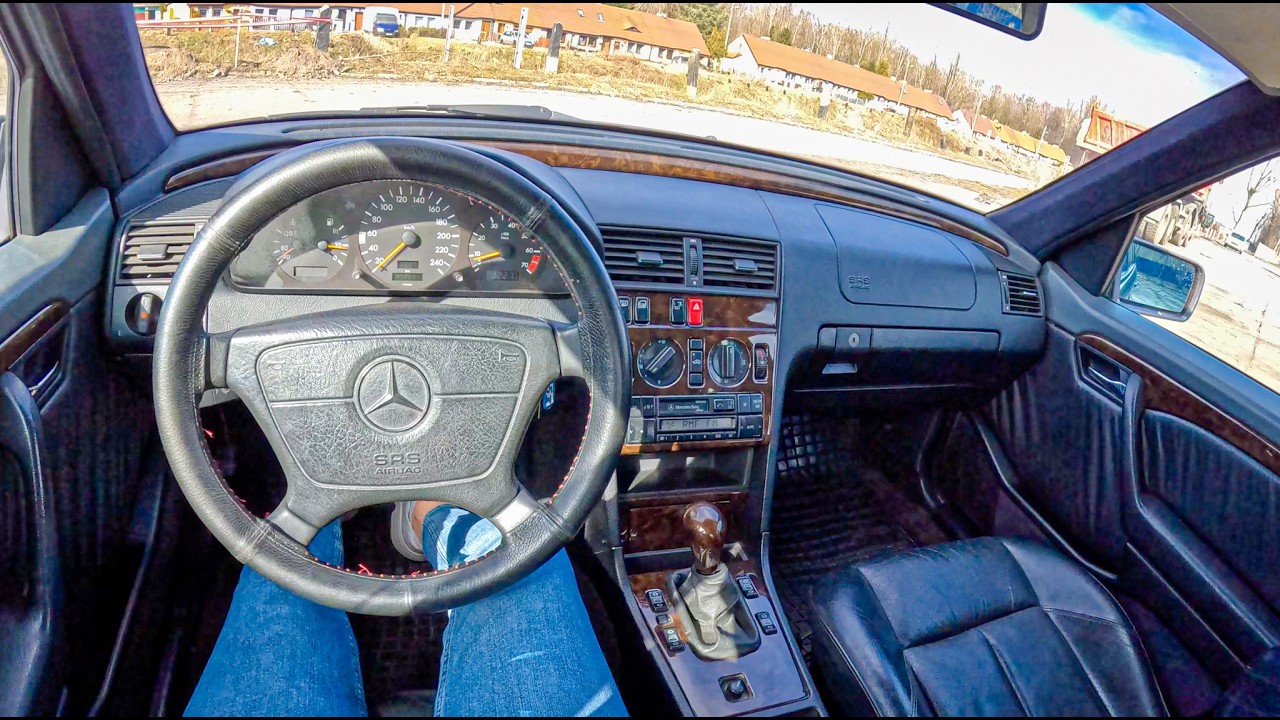 1994 Mercedes-Benz W202 478,000 km (C 180 1.8 122 hp) | POV Test Drive #2610 Joe Black