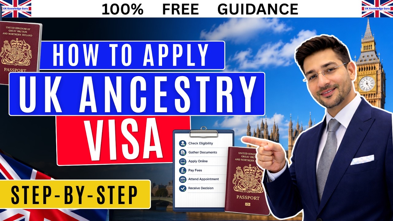How to Apply UK Ancestry Visa 2026 | Costs, Requirements & ILR Step-by-Step Guide