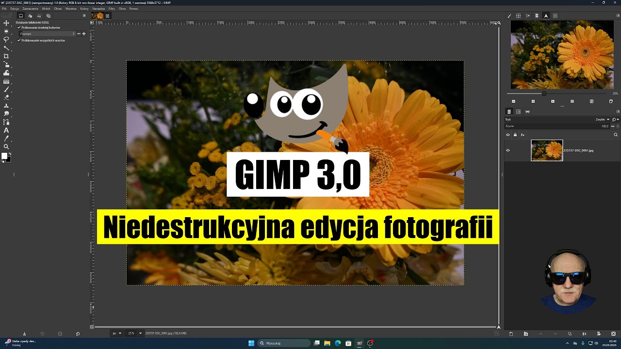 GIMP 3.0. Niedestrukcyjna edycja fotografii