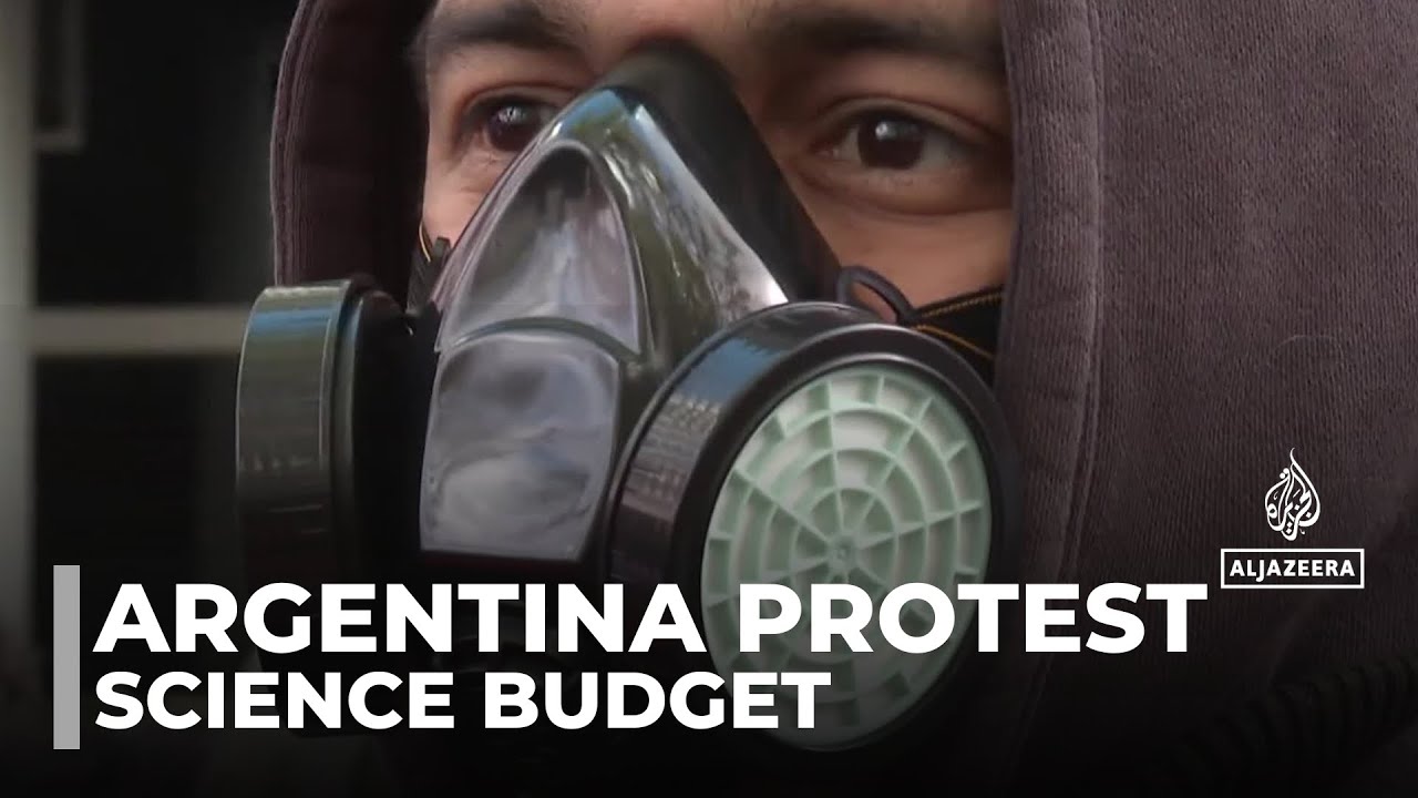 Scientists protest in Argentina over historic cuts to research funding