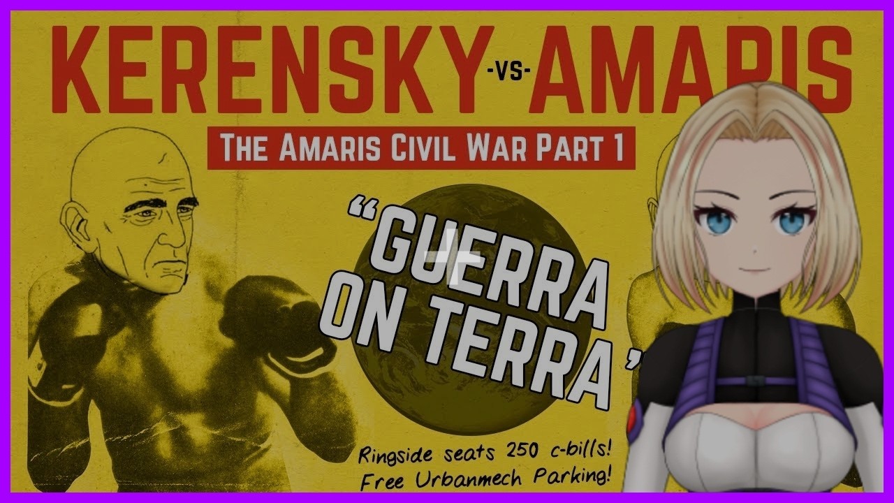 Battletech Lore: The Amaris Civil War\Collapse of Star League Part 1| Merc Vtuber Annika Reacts
