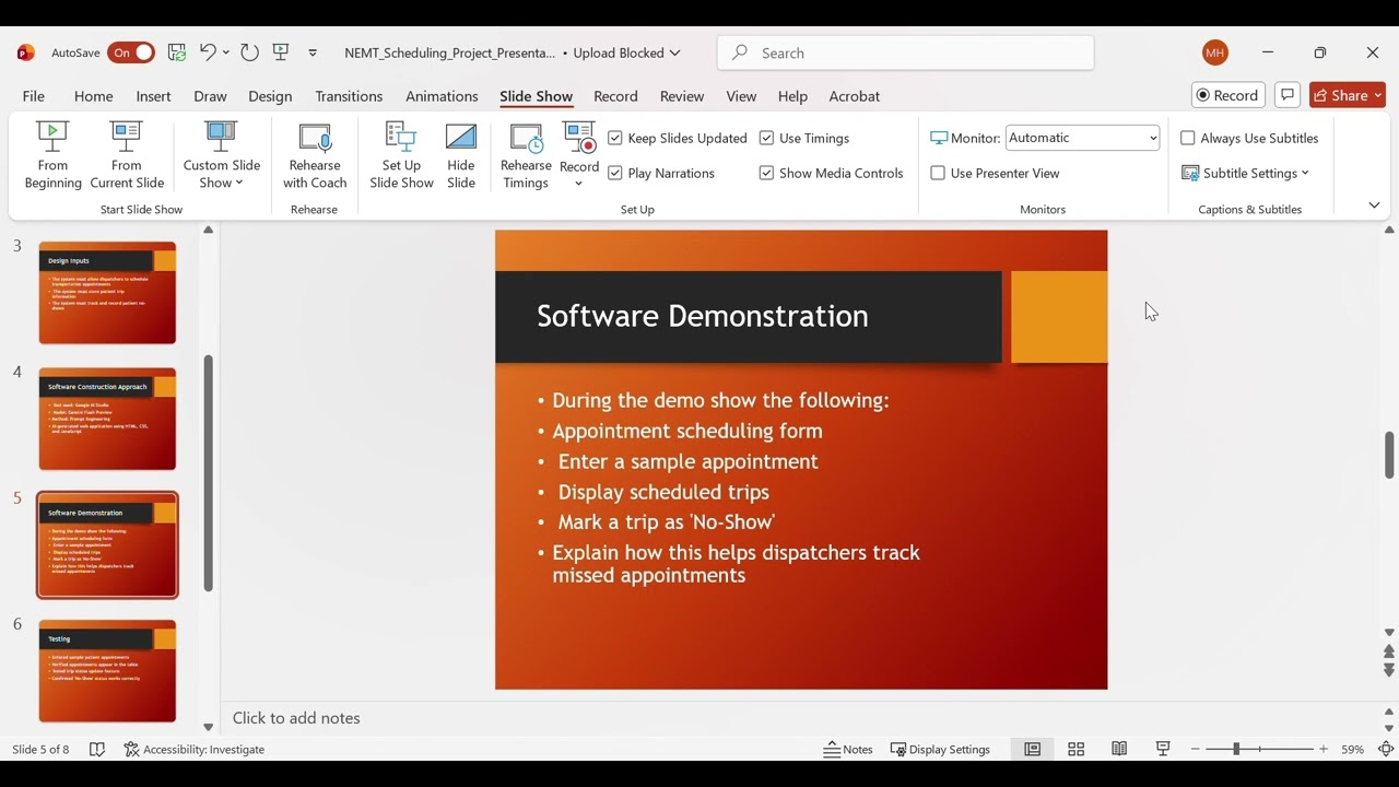 NEMT Scheduling and No-Show Management Software Demonstration