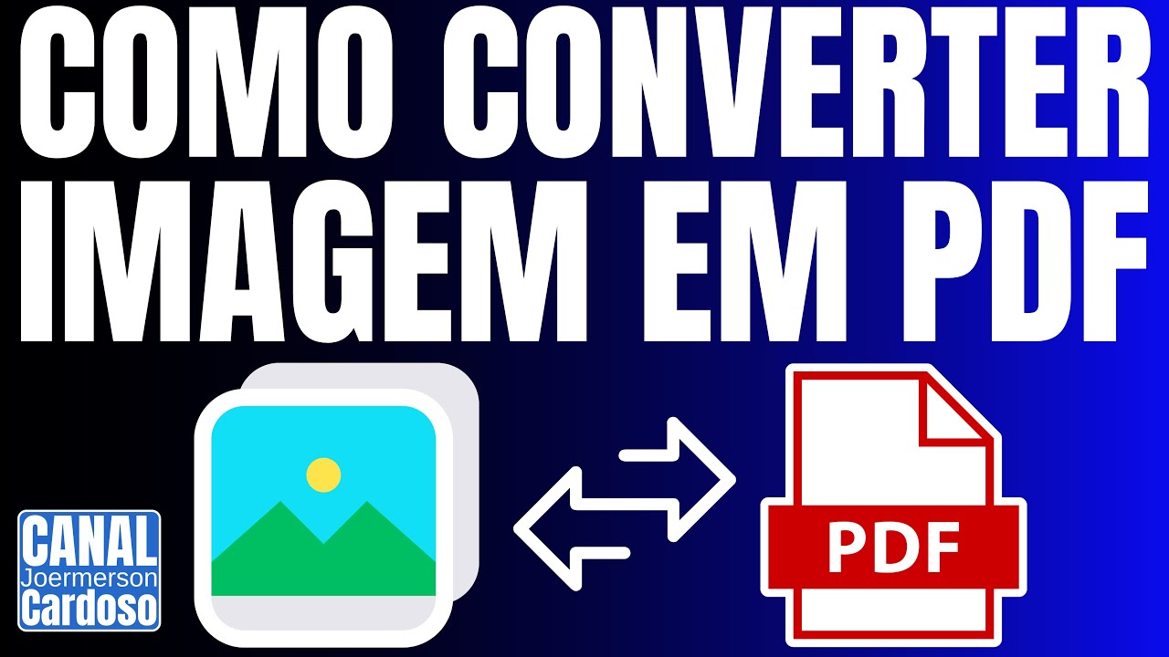 Como Converter IMAGEM para PDF - Rápido e Fácil!
