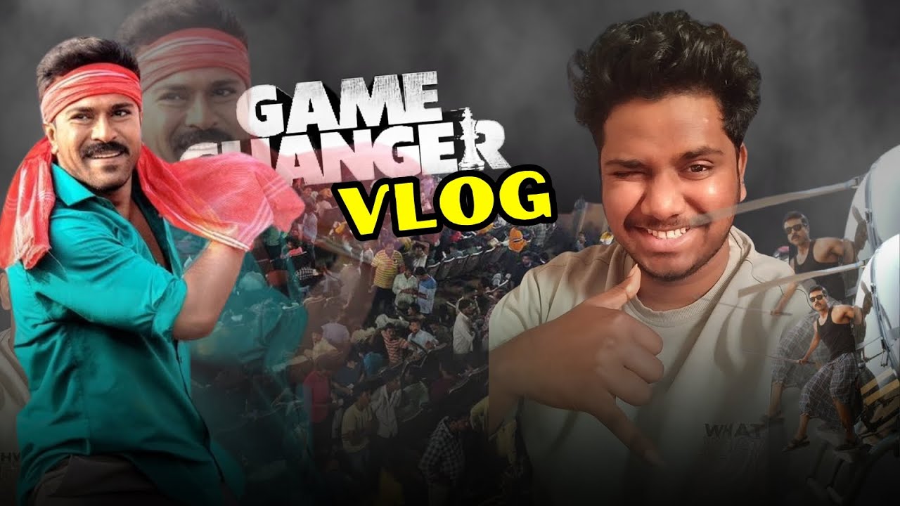 Game changer Movie First Day review in telugu  | Ram Charan | Vizag | Sangam Sarat Theatre | Vlog