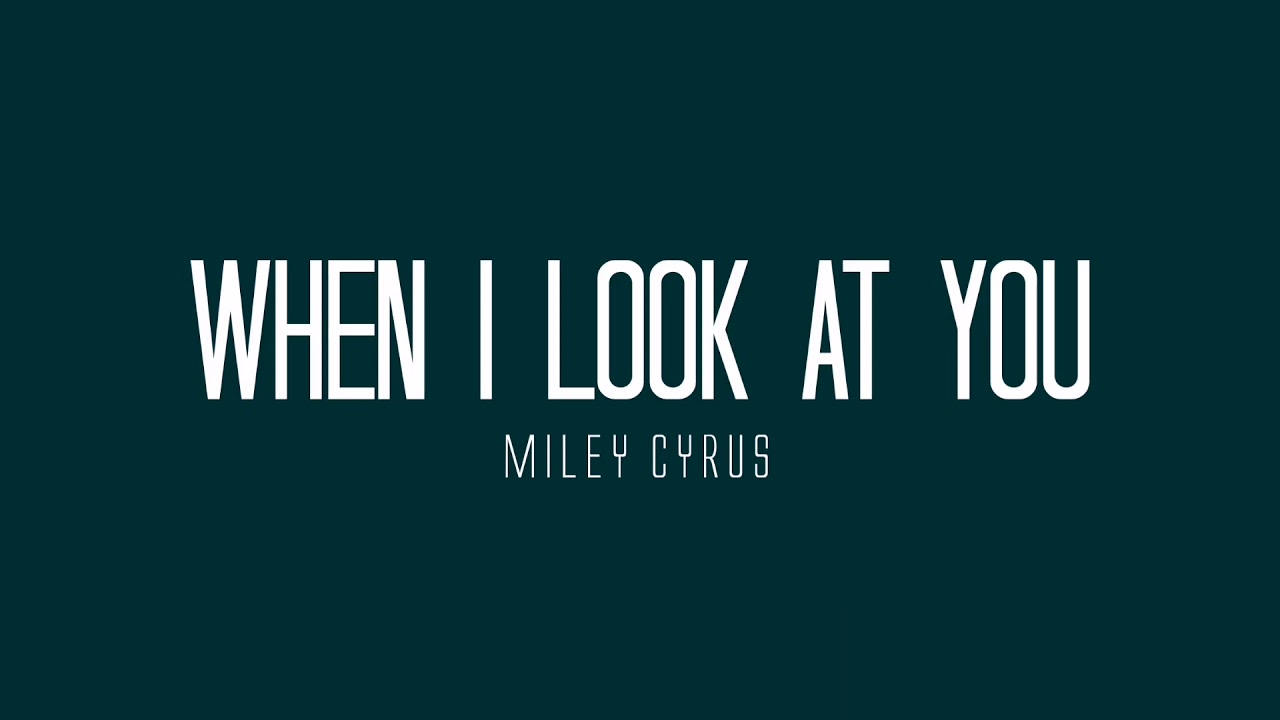 Hit the Button Karaoke - When I Look at You (Originally Performed by Miley Cyrus)