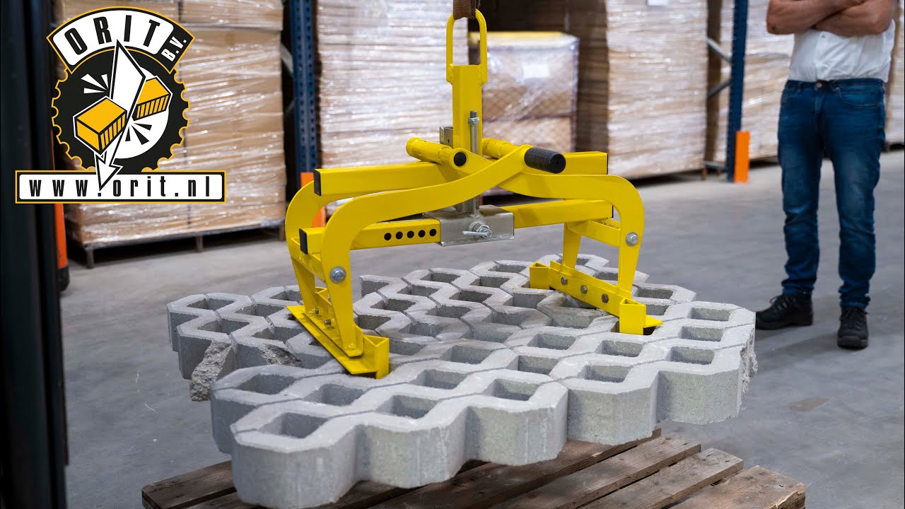 ORIT H-600 SCISSOR LIFTING CLAMP INCL. TURFBLOCK CLAMP