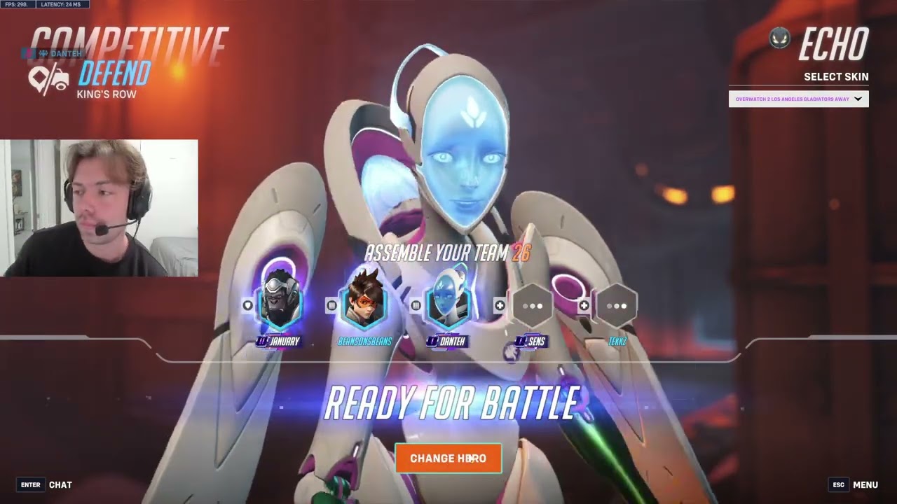 ДАНТЕ &mdash; ЛУЧШЕЕ ЭХО В МИРЕ! ГЕЙМПЛЕЙ OVERWATCH 2, 16-Й СЕЗОН
