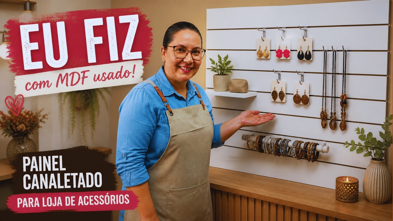 #043 - Faça Você Mesmo: Passo a Passo Como Fazer Um Painel Canaletado Caseiro