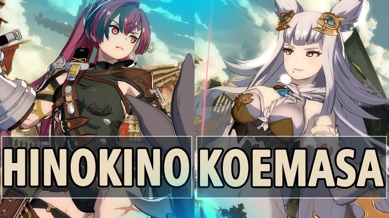 GBVSR:🔥hinokino (Meg) Vs Koemasa (Metera)🔥| High Level Gameplay.