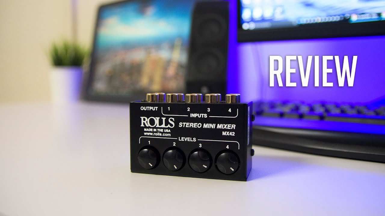 Compact Stereo Mini Mixer - Rolls MX42 | Review