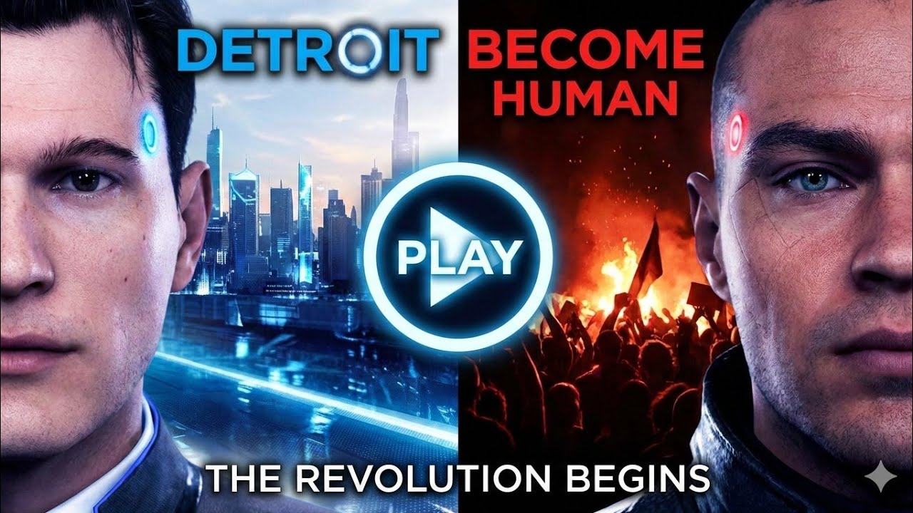 Detroit Become Human - Capital Park - Markus Led A Violent Riot