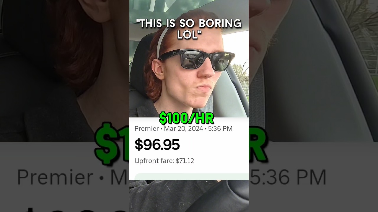 How Much a Pro Uber Driver Makes 💲 #uberdriver #uber #teslacheck
