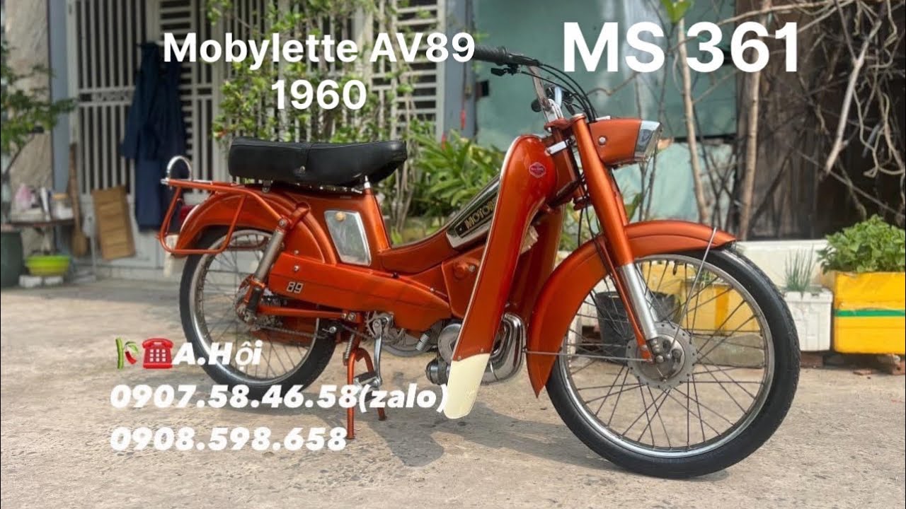🌈Mobylettte AV89 1960 bản hiếm, độc đáo, mạnh mẽ🤝☎️A.Hội 0907.58.46.58(zalo)