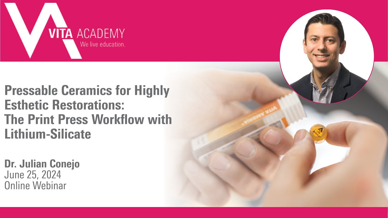 Pressable Ceramics for Highly Esthetic Restorations: The Print Press Workflow with Lithium-Silicate