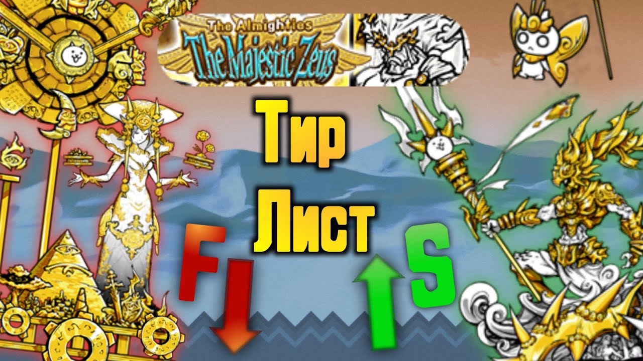 ТИР ЛИСТ БАННЕРА The Almighties в The Battle Cats! | The Battle Cats