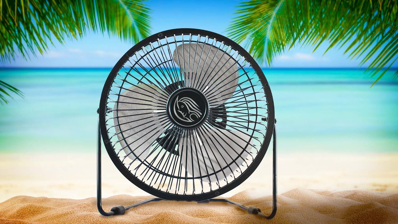 Fan & Ocean Sounds White Noise 🌊 Sleep, Study, Relax | 10 Hours Sleeping Sounds