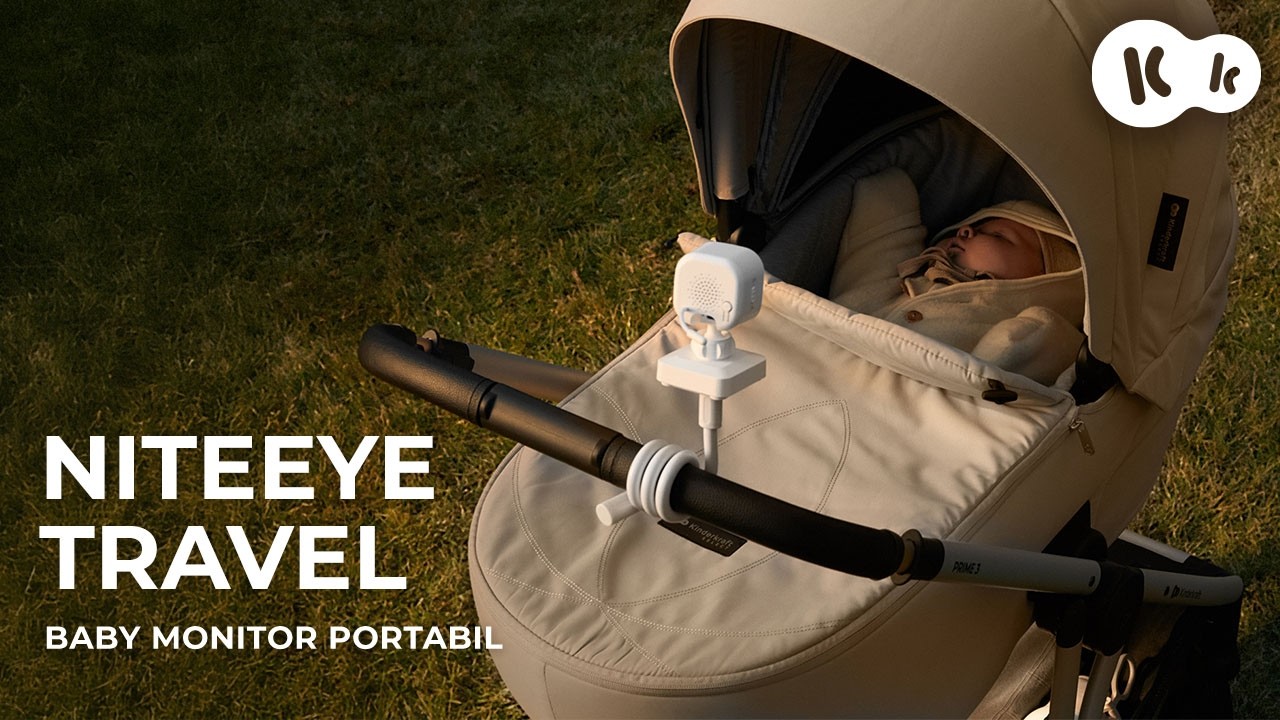 Kinderkraft NITEEYE TRAVEL – baby monitor wireless cu cameră și monitor