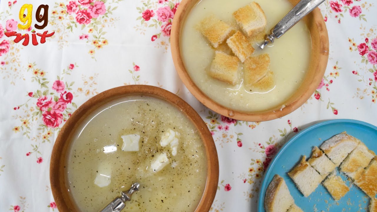 Trahana Soup WIth Halloumi Traditional Greek Cypriot Recipe | ggmix