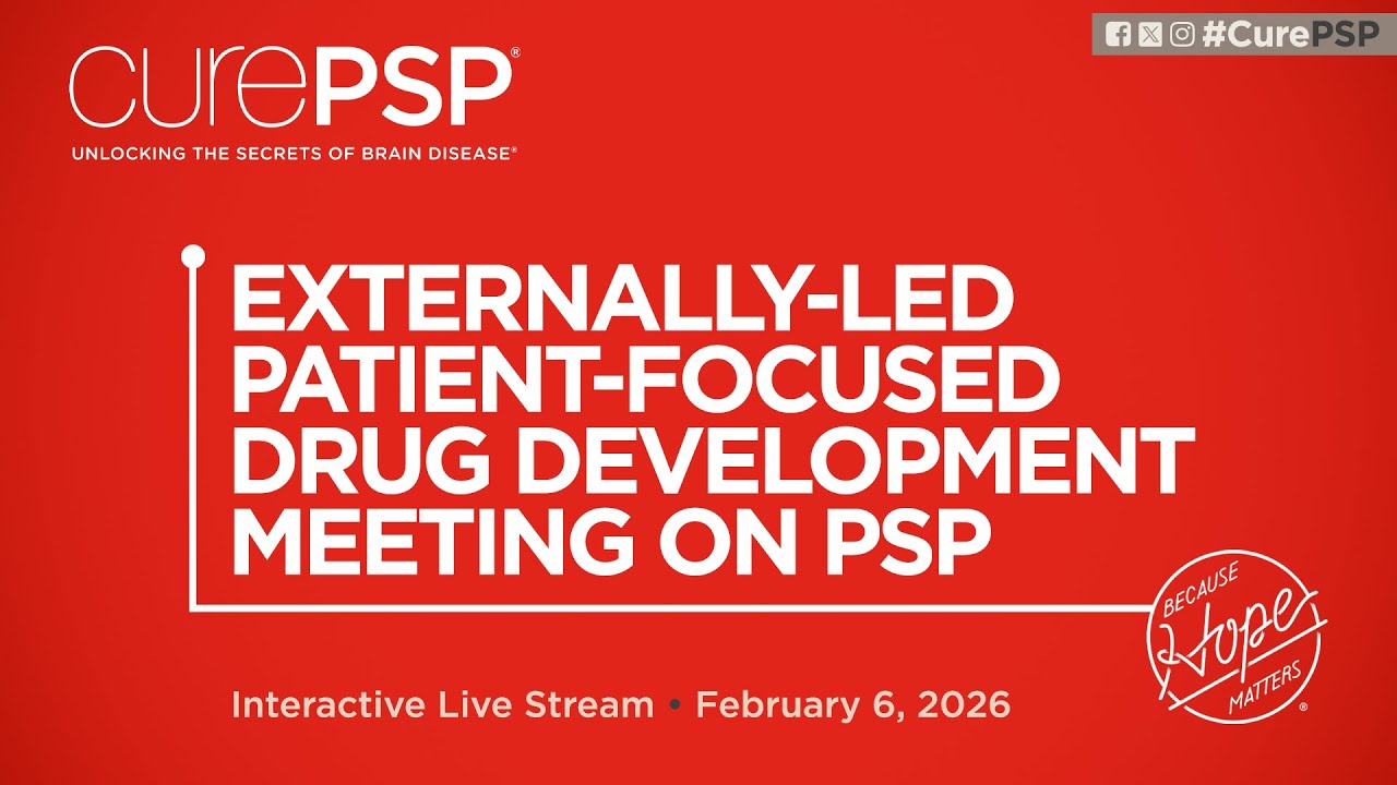 PSP Externally Led Patient-Focused Drug Development Meeting (EL-PFDD)