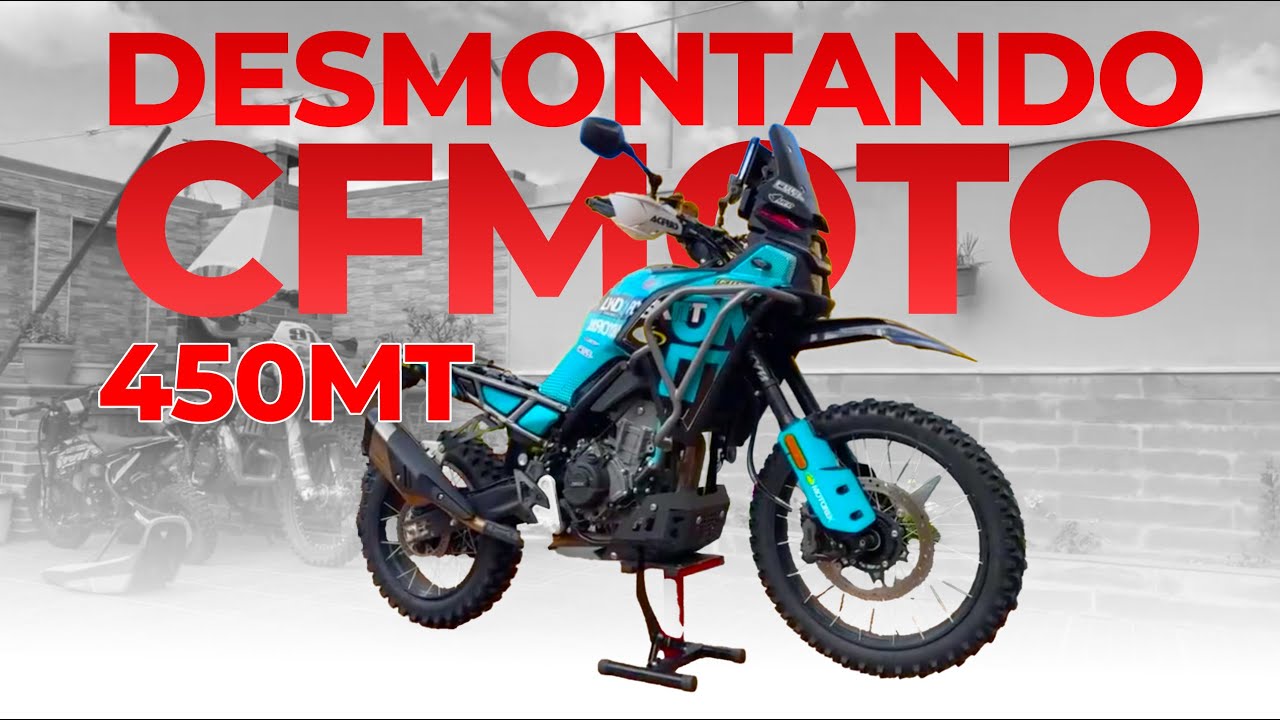 Desmonto mi CFMOTO 450MT para ponerle estas 