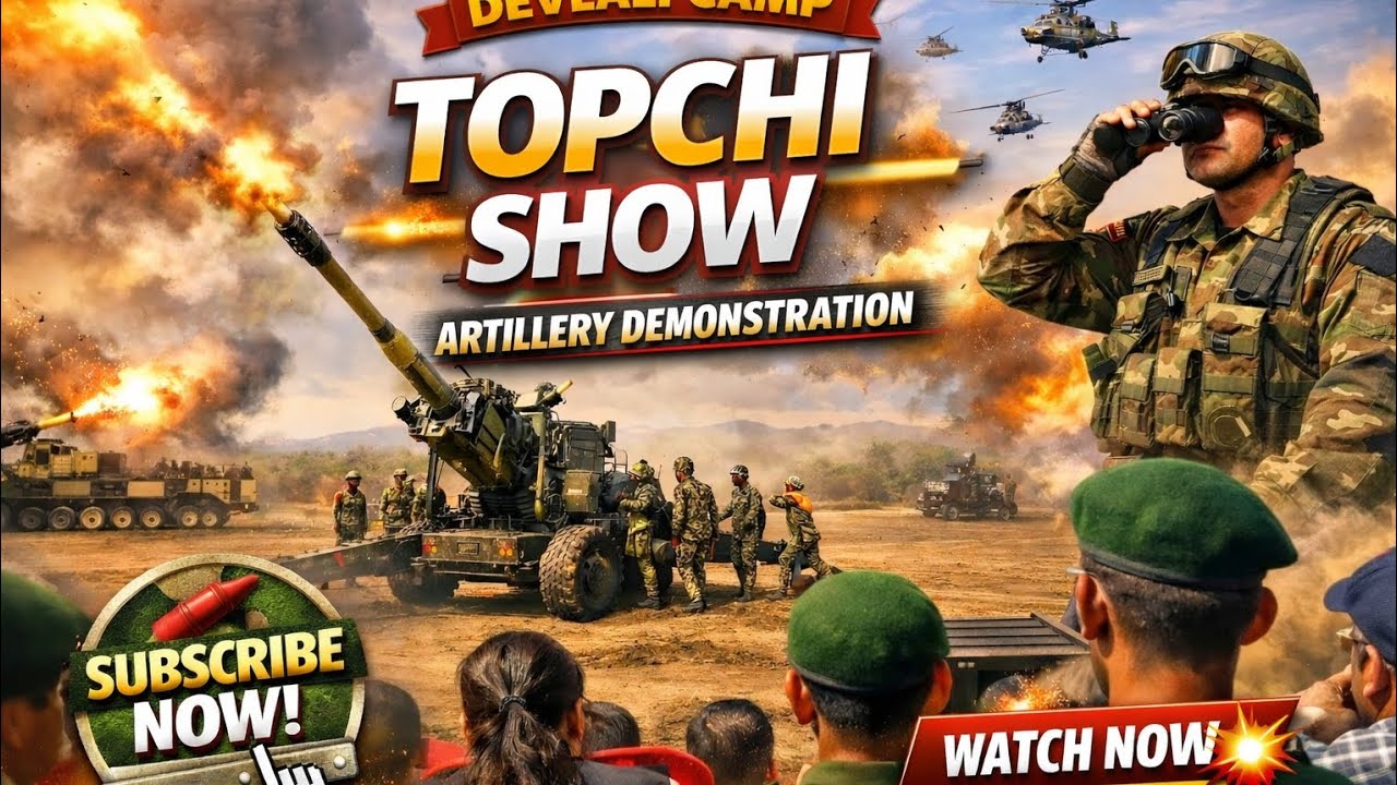 Indian Army Topchi Show Devlali Camp 💣 | Artillery Demonstration | Full Power Military Show