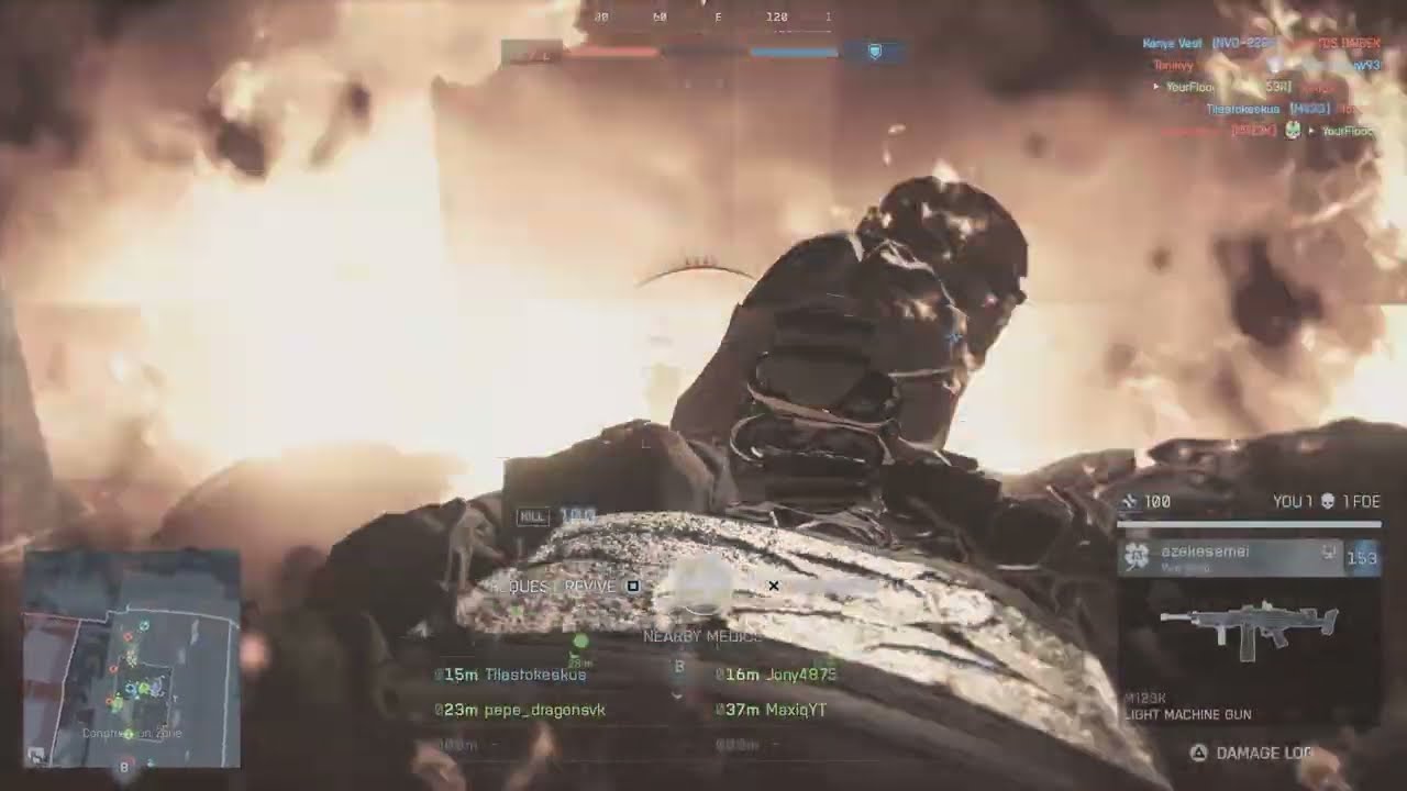 Battlefield 6 SG 553R Thermal Medic Gameplay 34/5 Empire State Breakthrough PS5 Pro HDR 4K