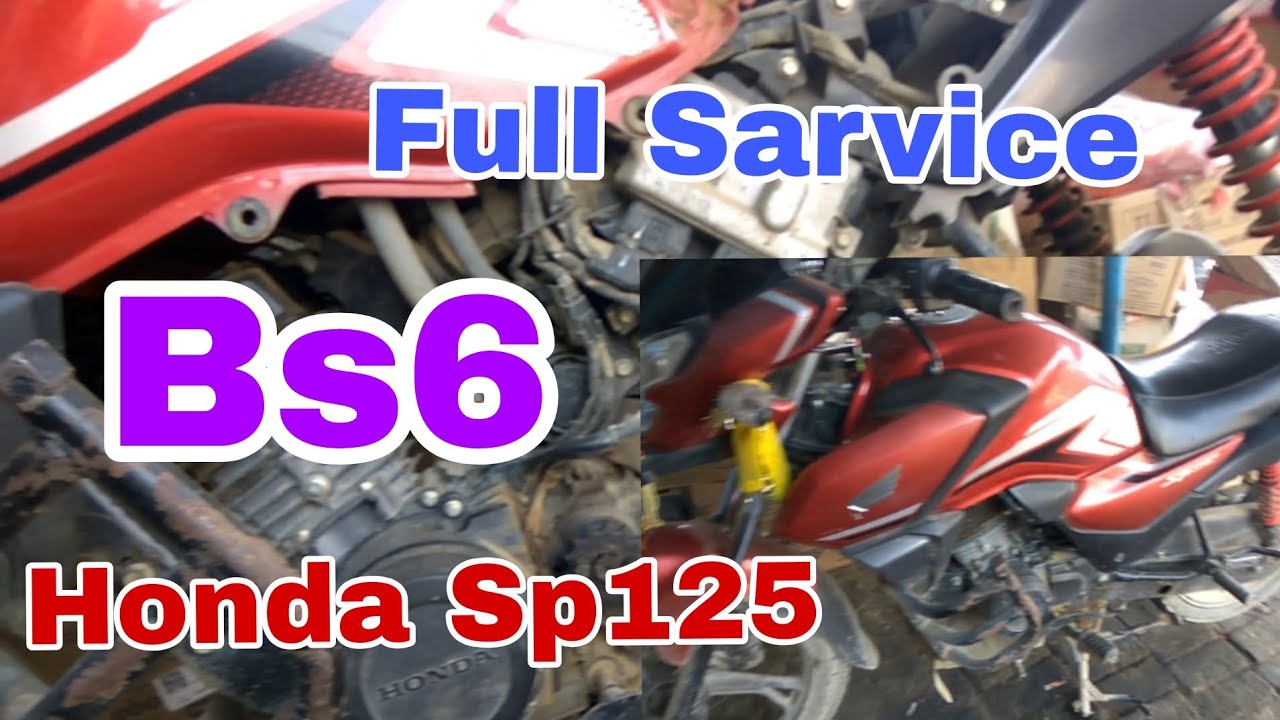 honda sp 125 bs6 full sarvice honda bs6 ka sarvice kaise karen