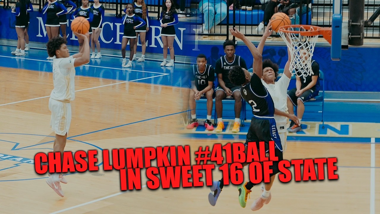 Chase Lumpkin #41BALL (32 1st half) In SWEET SIXTEEN Of STATE PLAYOFFS | McEACHERN vs CHAPEL HILL