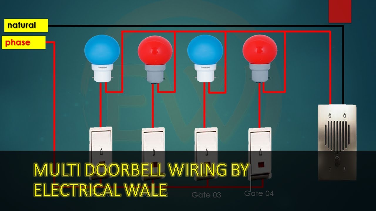 doorbell connection doorbell wiring diagram doorbell connection with indicator