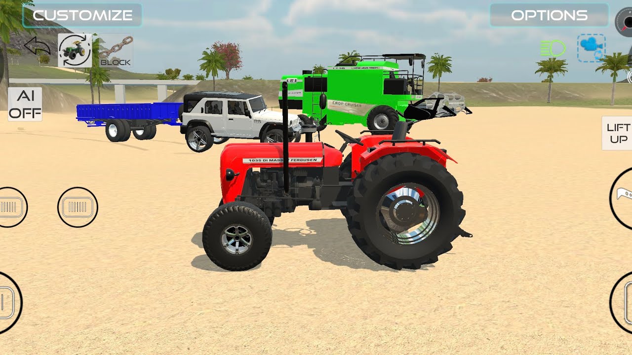 Farming_simulator_in_Indian_vehicle_3D_#viralvideo #support #games #farming