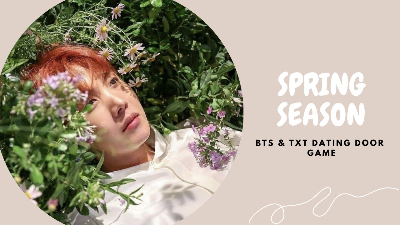 BTS & TXT dating door game - Spring Version