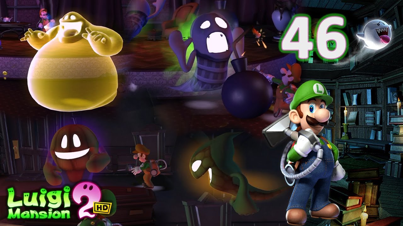 Luigi’s Mansion 2 HD #46 - Bâfreur, Sacripon Volant, Podekoll O’Quinte et Kifépi