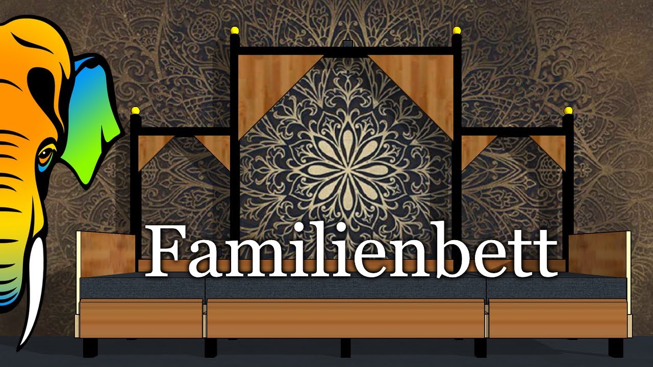 Familienbett XXL Deluxe im orientalischen Design