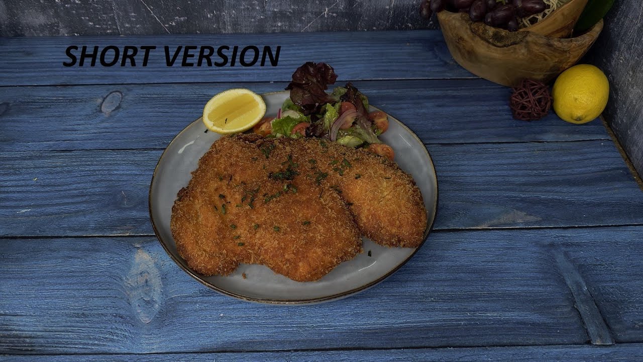 Monster Chicken Schnitzel (SHORTER VERSION) #howto #howtocook