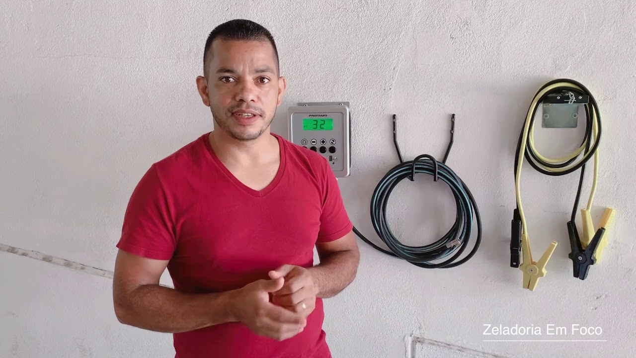 Calibrador de pneu em condomínio.