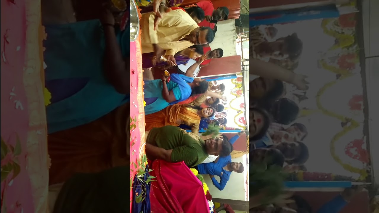 Arul Udukai pujari in muthumariamman Temple nehrupuram Shivaji Nagar,27-3-2018