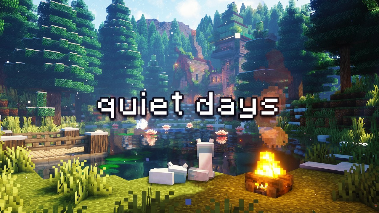 ❄️ i miss those simple, quiet days... (minecraft music w/ ambience)