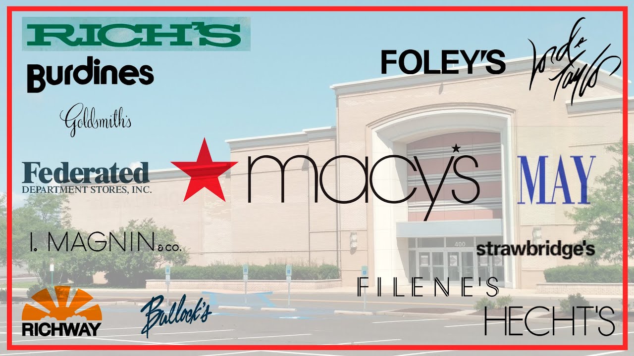 Top 10 Forgotten Federated/May Department Stores (Macy's)