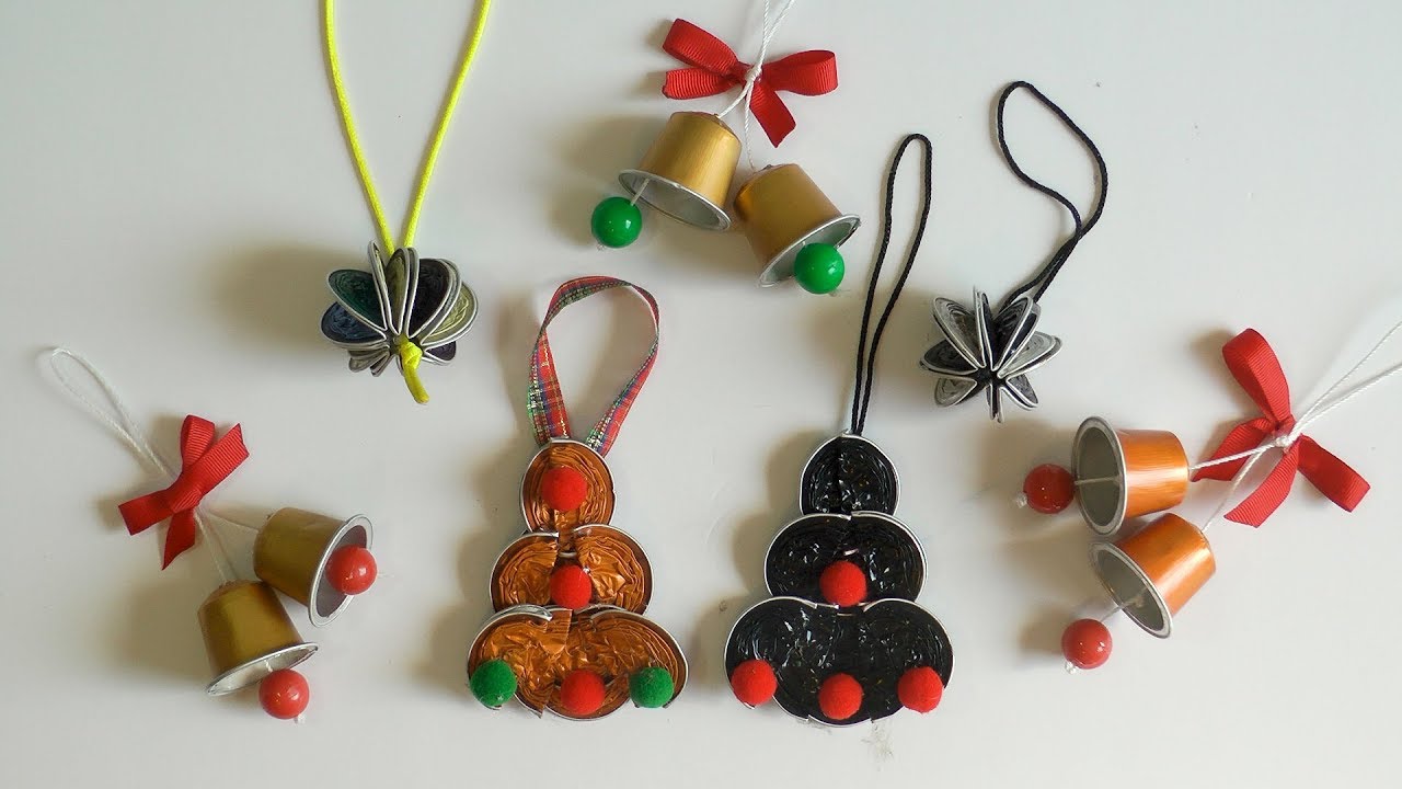 CHRISTMAS Decor ideas with coffee capsules - Ana | DIY Crafts